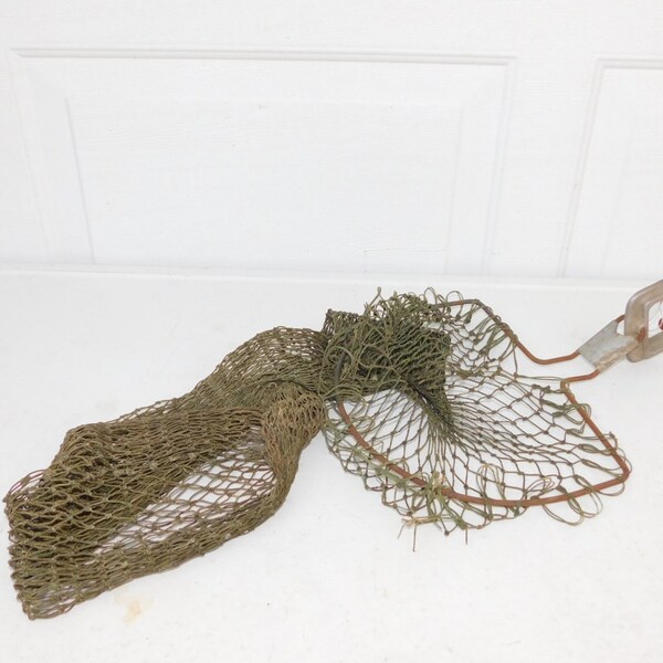 Metal Fishing Basket Etsy