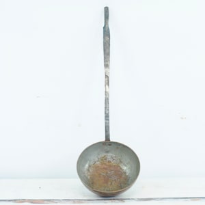 Antique/Vintage  Copper Ladle Scoop  Long Handled Lade Primitive Decor +