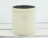 Vintage 3 Gallon Blue Crown Crock ROBINSON RANSBOTTOM Stoneware Vintage Salt Crock PageScrappers