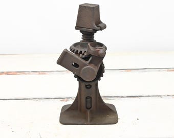 Antique TK Simplex No. 41 Railroad Jack w/ Brass Tag Collectible