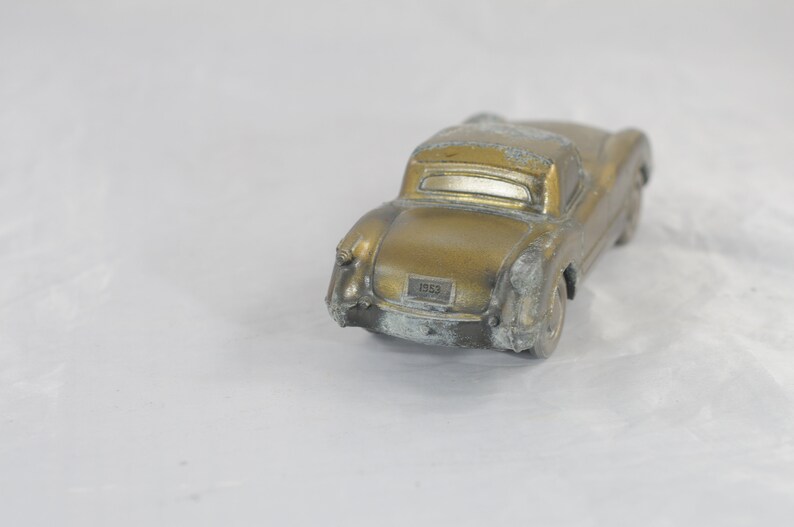 1953 Banthrico Corvette Bank American Bank1974 Car Bank Made In USA Vintage