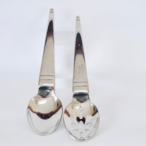 Vintage Prophecy by MIKASA Serving Spoons Serving Spoon Slotted Spoon Stainless