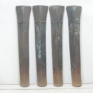 Antique Industrial Table Base Legs Cast Iron Art Deco Style Machine Base Machine Age