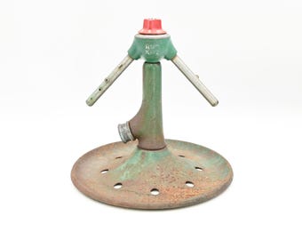 Vintage Sunbeam Rain King Model K-2 Sprinkler Works Great Heavy Duty Spinning