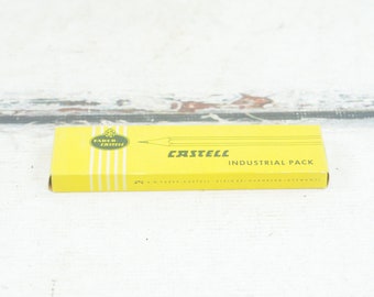 Vintage  NOS Faber Castell 9000 H 12 Pencils Green Made In Germany Art Supplies Artist pencils PageScrappers +
