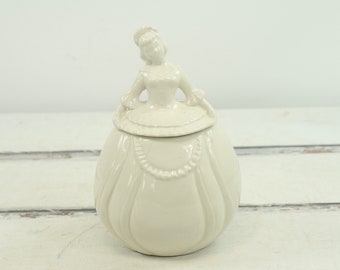 Vintage . 1930s l940s Pan American Southern Belle Southern Lady Bisque Cookie Jar