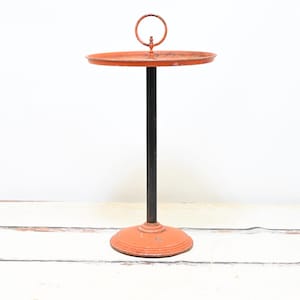 Antique/Vintage Metal and Cast Pedestal Table, Smoke Stand Premier Metal Works Co
