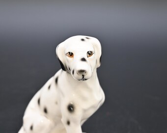 ヴィンテージ磁器/陶器製ダルメシアン犬の置物 コレクターズアイテム