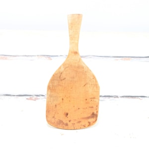 Vintage . Wooden Butter Paddle Scoop Spoon Primitive Kitchen Tool Rustic Kitchen #2
