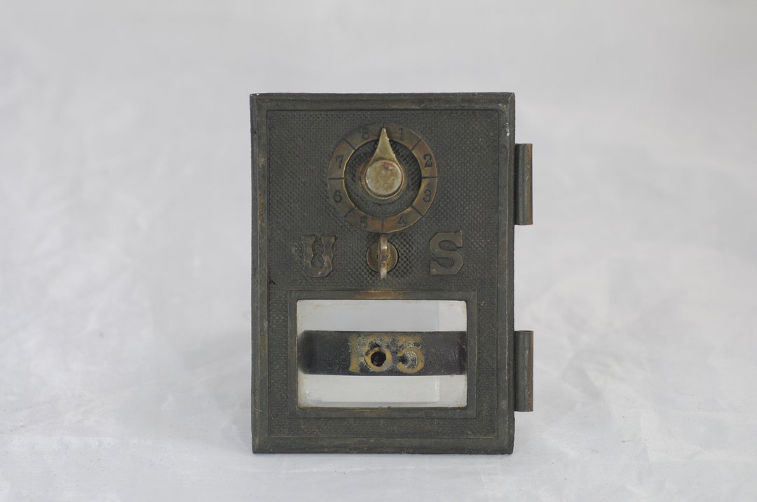 Antique ./ Vintage US 165 Postal Box Door Postal Door Early 1900s Etsy