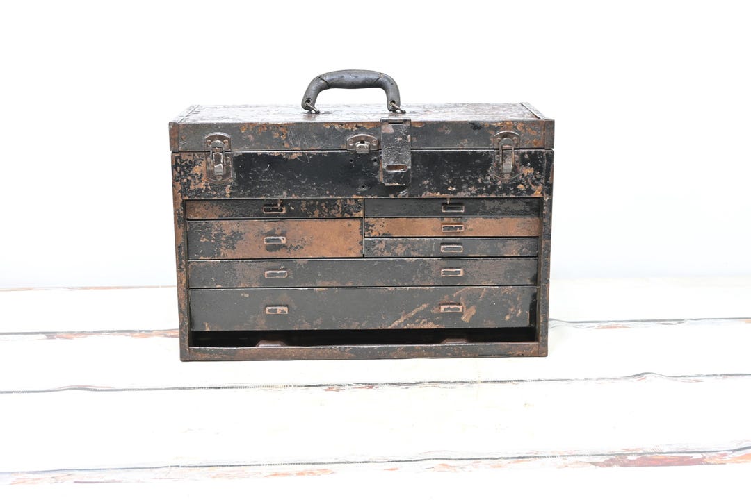 Boîte à Pêche Vintage Old Pal – Années 1940-1990, Remplie, USA