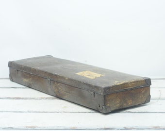 Antique Hamilton-Brown Shoe Co Salesman's Sample Case St Louis MO. Suitcase Luggage Travel Bag
