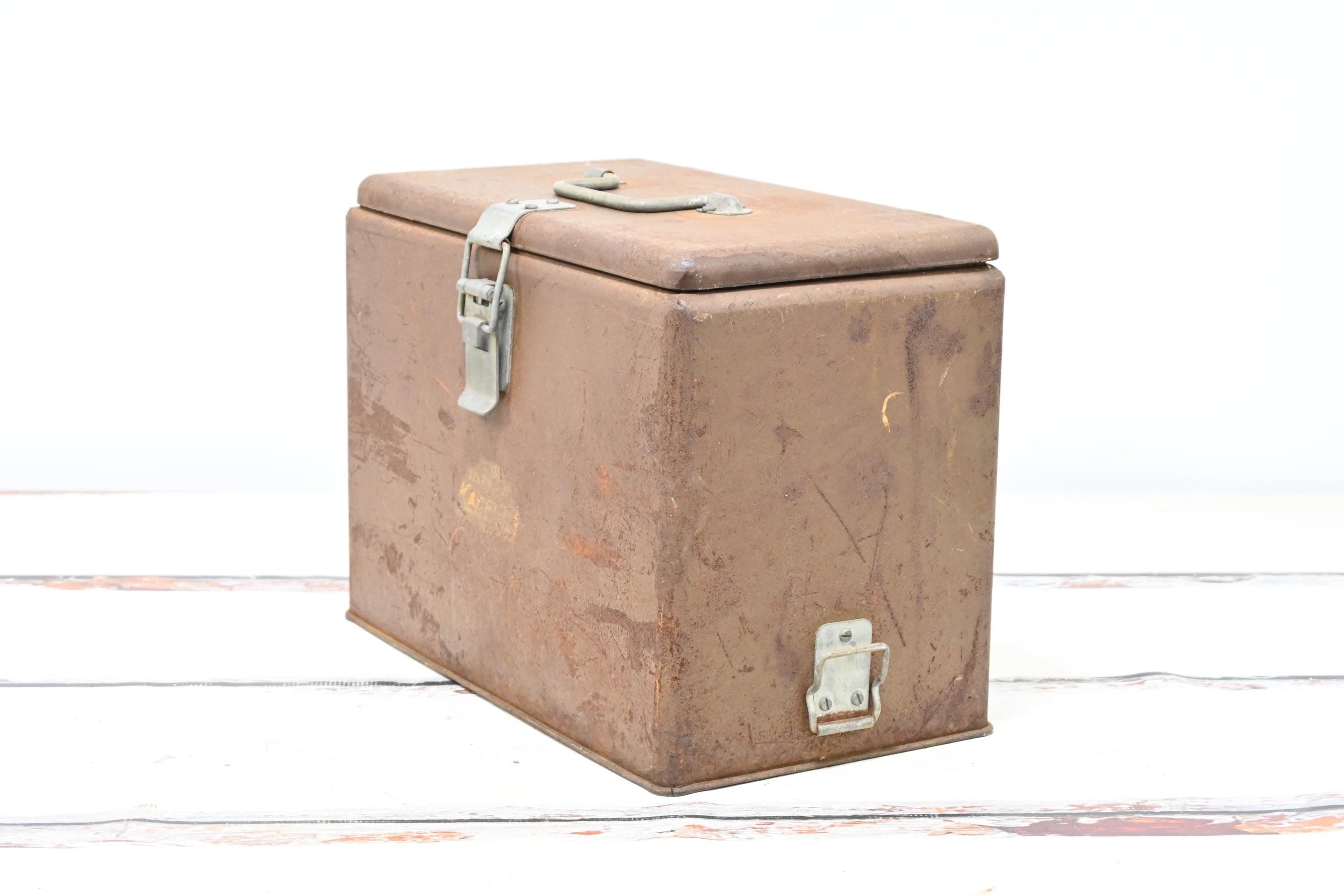BIG！40s〜50sアメリカアンティーク金属製容器　USAヴィンテージガレージ USA VINTAGE 1950's COPPER&GOLD CANISTER 4SET アメリカ 4個セット