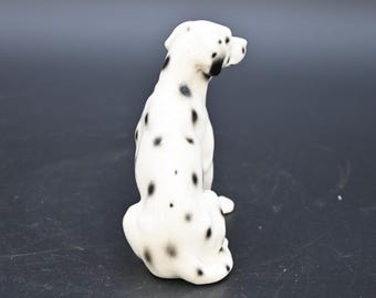 ヴィンテージ磁器/陶器製ダルメシアン犬の置物 コレクターズアイテム