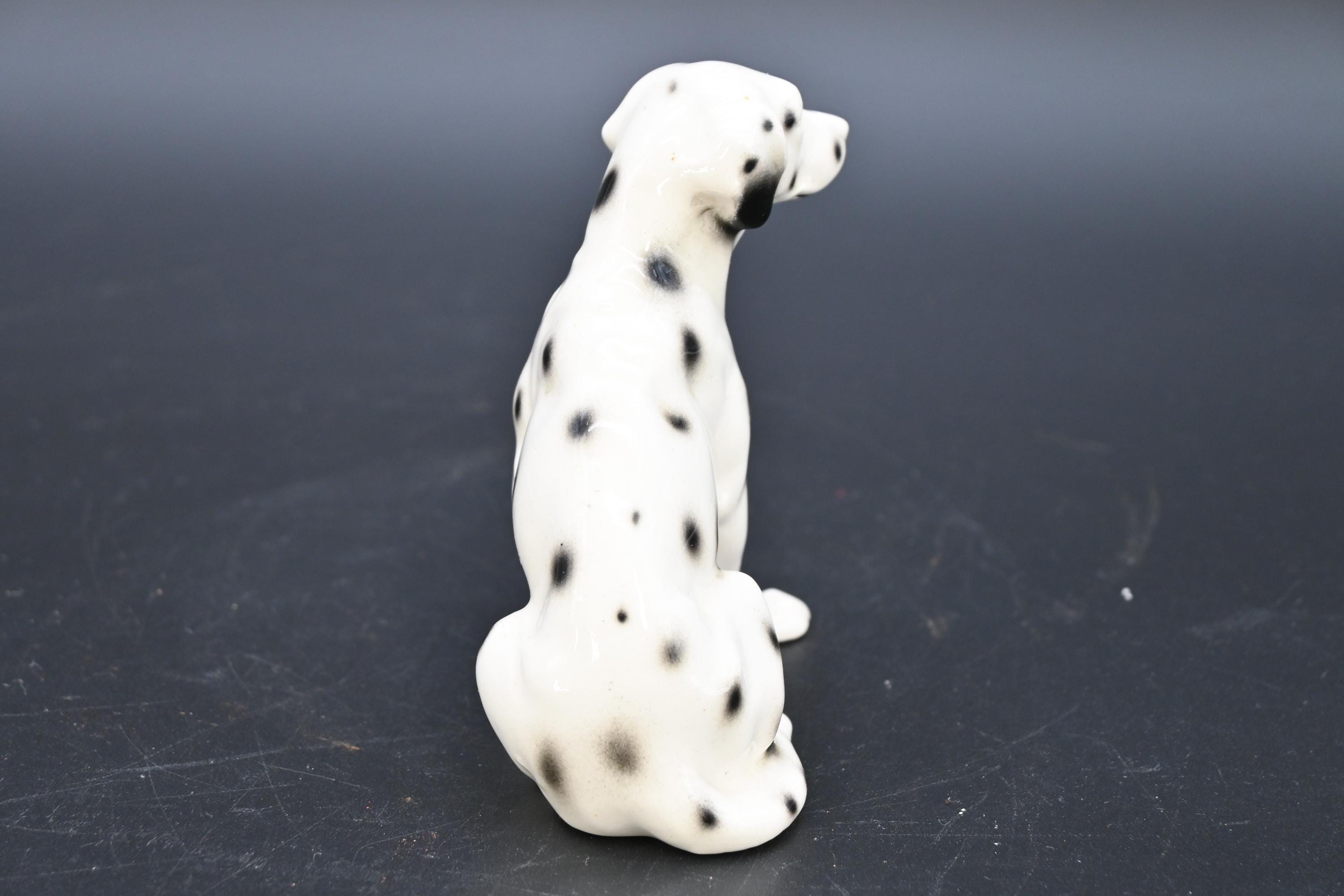 ヴィンテージ磁器/陶器製ダルメシアン犬の置物 コレクターズアイテム