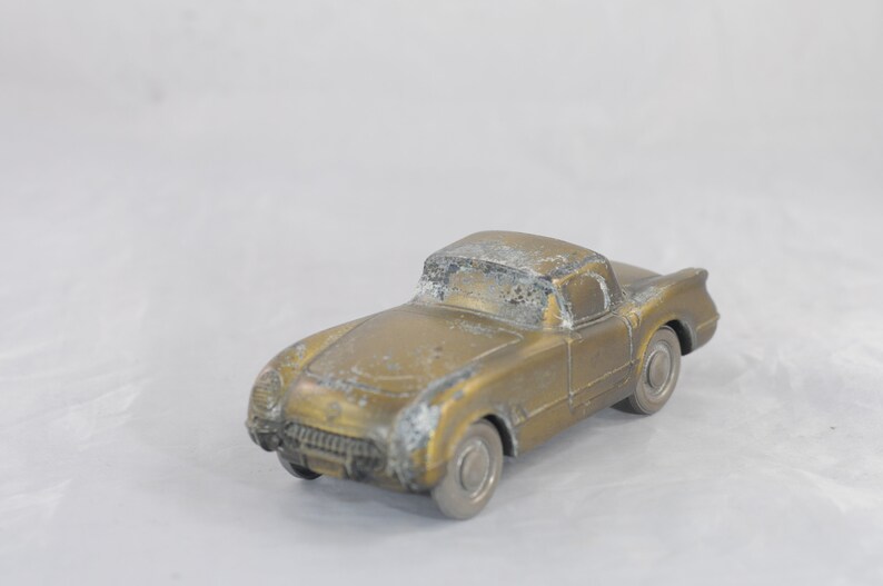 1953 Banthrico Corvette Bank American Bank1974 Car Bank Made In USA Vintage