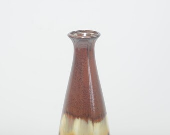ヴィンテージ アジアン スタイル 陶器 花瓶 ドリップ グレーズ 装飾