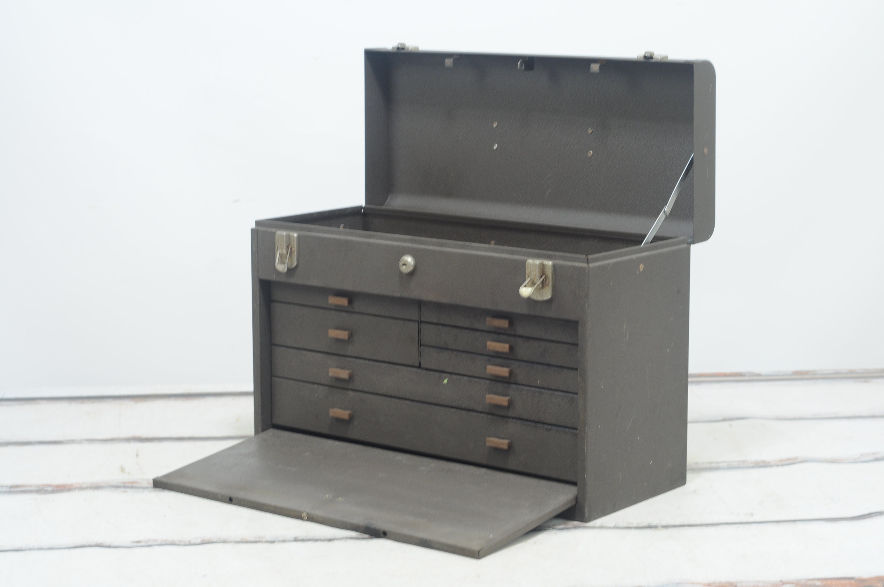 Vintage.  Kennedy #520 Toolbox 7 Drawer Machinist Chest Mechanics Tool Chest + for sale  