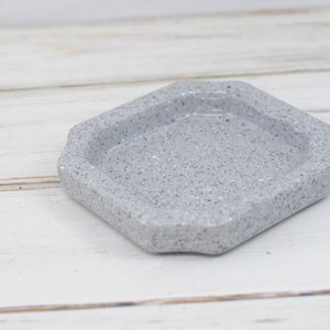 Vintage . Gray Porcelain Tray Ethan Allen Made in Italy Decorative Bowl