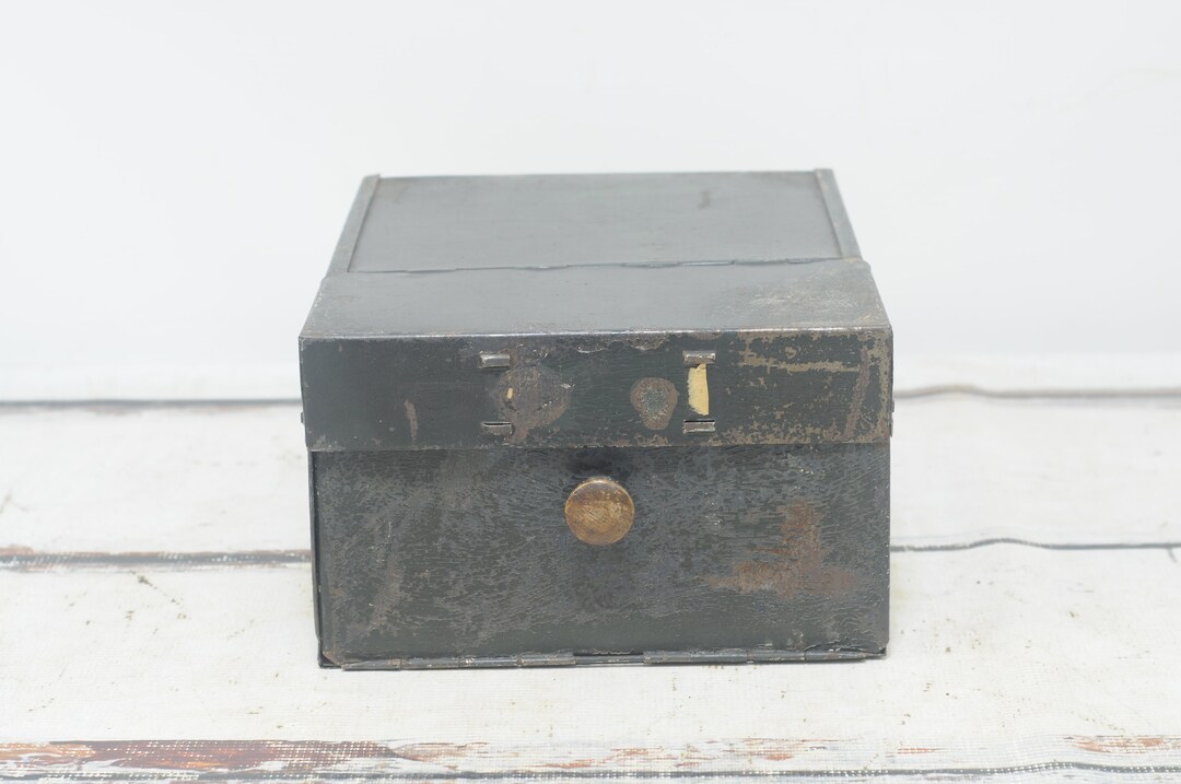 Vintage . File Box With Drop Down Front Vintage File Drawer File