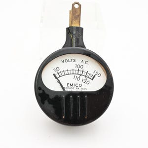 Vintage Emico Voltage Tester AC 0-150 Volts AC Model 0-116
