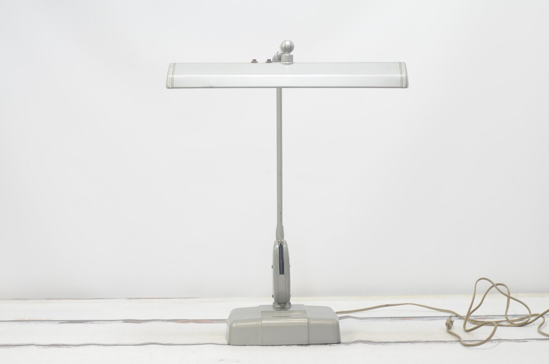 Vintage Dazor Floating Fixture Lamp Industrial Machine Age P-2324