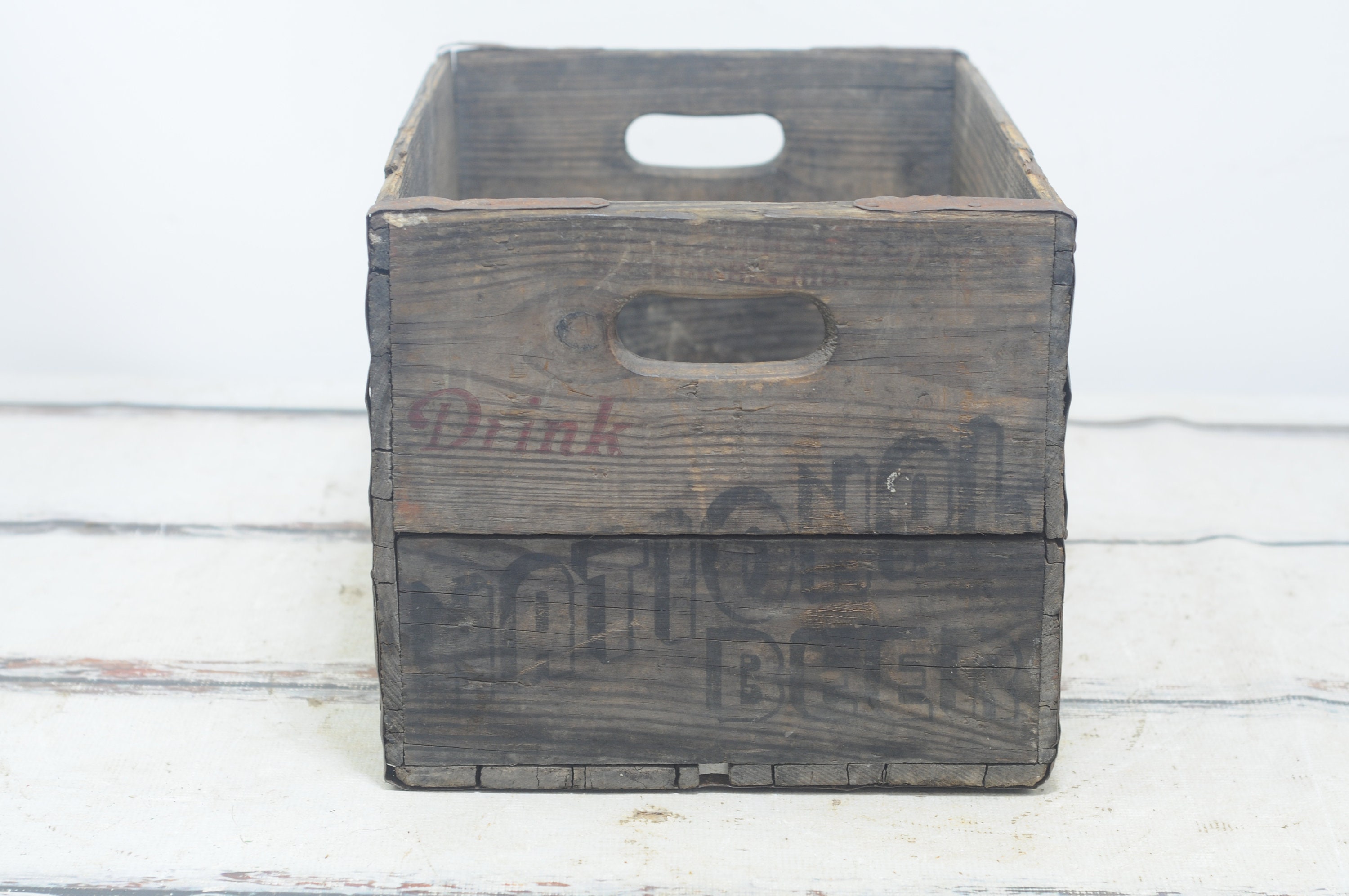 Vintage-Holz-Getränkekiste von National Beer (ohne Natty Boh Images, Baltimore, MD)