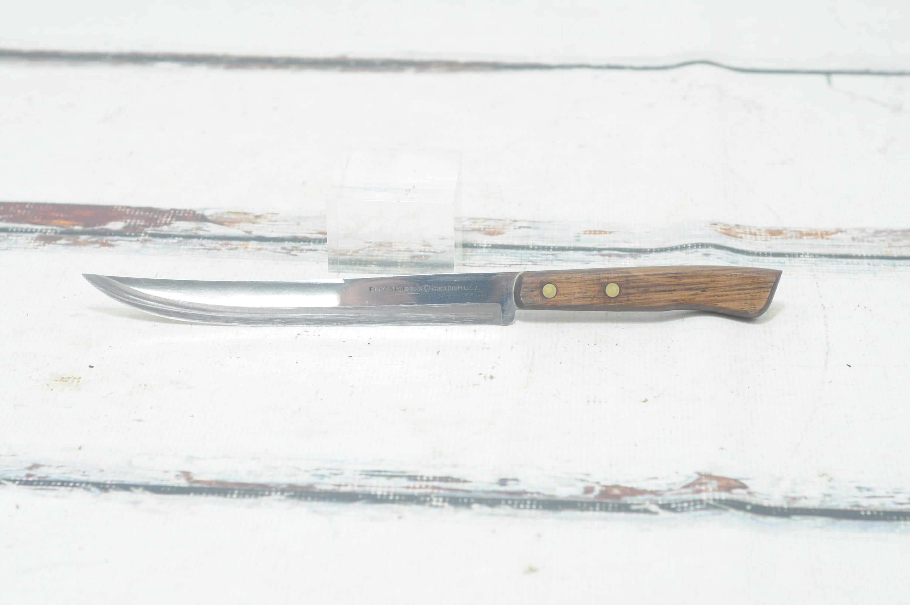 Vintage EKCO Arrowhead BUTCHER SANTOKU KNIFE - Handmade in the USA – Health  Craft