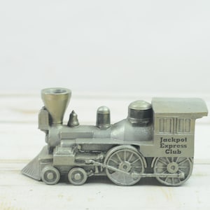 Vintage . Banthrico Train Engine Bank 1974 Jackpot Express Club Made In USA