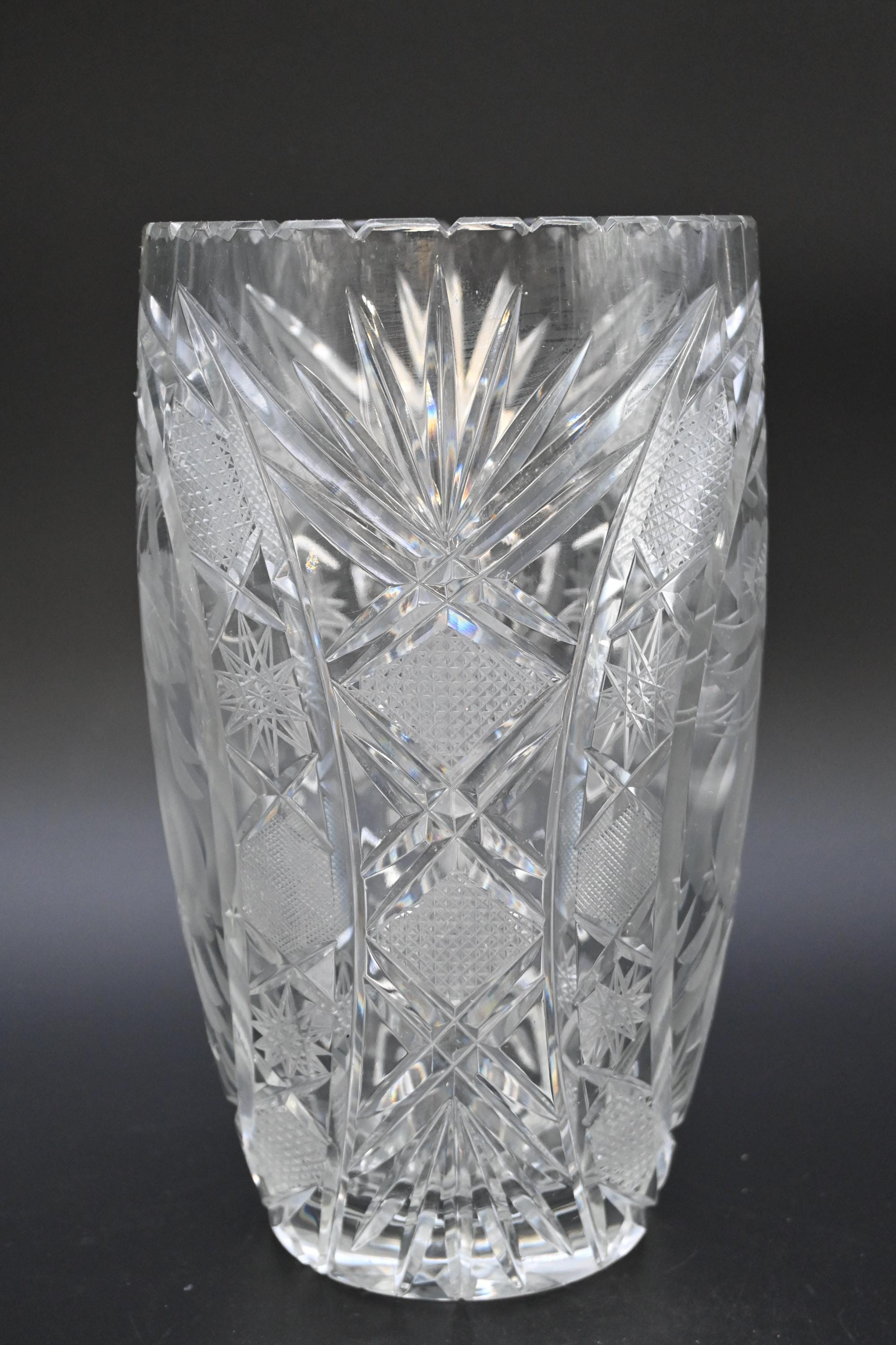 ヴィンテージ リードクリスタル インペルラックス ガラス花瓶