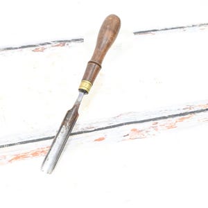 Antique/Vintage 11.5&quot; L. & I. J. White Wood Carving Tool Gouge Chisel .75&quot;Cutting Edge