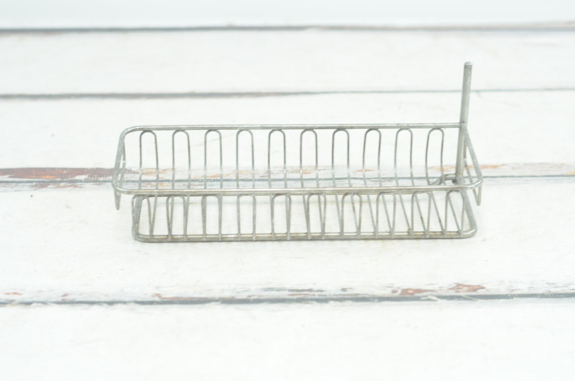 Vintage . Salvaged Wire Basket Craft Storage Decorative Wire Etsy