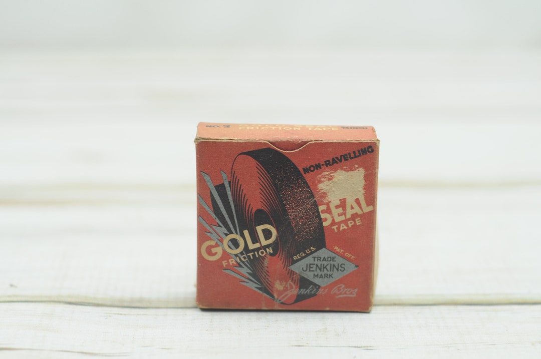 Vintage . Gold Seal Rubber Friction Tape Jenkins Brothers No 2 Etsy
