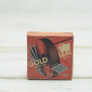 Vintage . Gold Seal Rubber Friction Tape Jenkins Brothers No 2