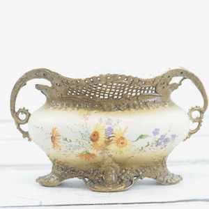 Rare Antique 1800s Art Nouveau Ernst Wahliss Turn Wein Austria Porcelain Vase #5131 Collectible Porcelain Christmas Gift Birthday Gift +