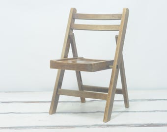 Vintage MidCentury MCM Lobeco trälamellstol för barn, tillverkad i Rumänien #2
