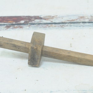 Vintage STANLEY NO 61 USA Wood Carpenter&#39;s Marking Scribe Mortise Gauge Marking & Measuring Gauge