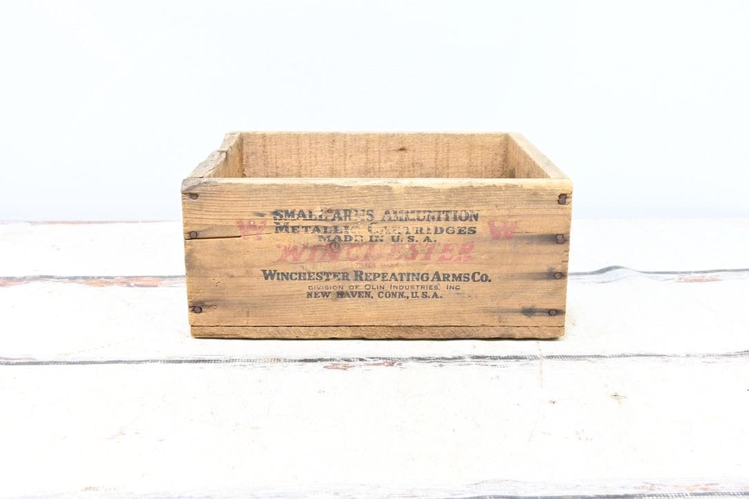 Winchester Wooden Ammo Box - Etsy