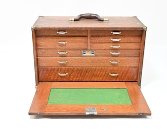 Vintage. Kennedy? #520 Toolbox 7 Drawer Machinist Chest Mechanics