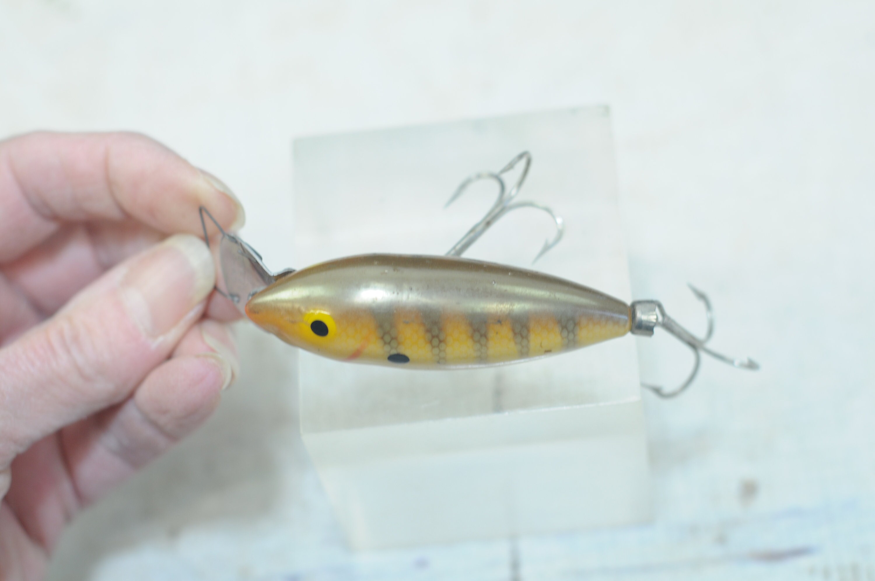 leurres de pêche vintage The Producers Prism Shad Crawdaddy Fighter