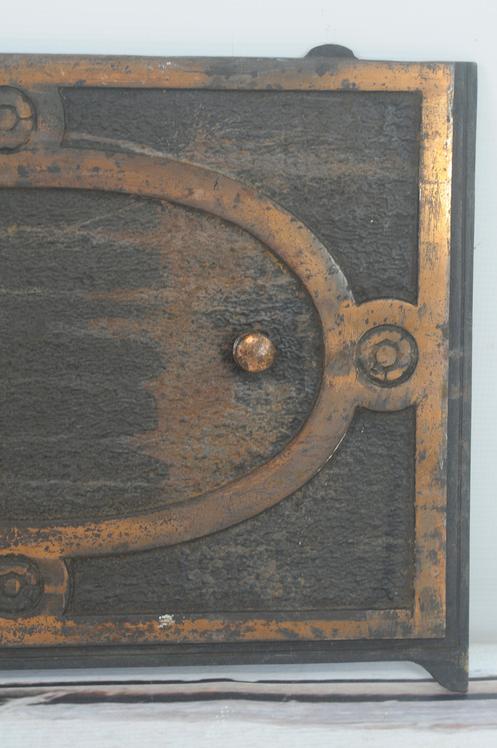 Antique . Cast Iron Salvage Grate Front Panel Insert Fireplace Etsy