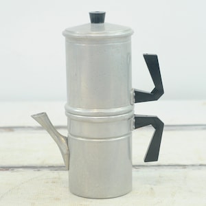 Rare . Vintage Eterna Allumino Puro Made In Italy Stove Top Coffee Pot Percolator