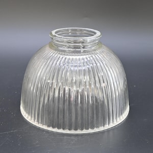 Vintage 7&quot;D Holophane Industrial Style Light Shade Industrial Lighting 3 1/8&quot;F