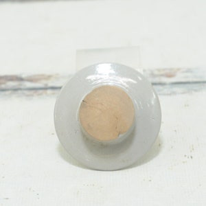 Vintage Stoneware  Glazed  Pottery Crock Lid Crock Top Butter Crock Lid #2