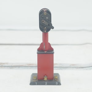 Vintage . Railroad Crossing Sign Model Train Set Railroad Signal Sign Signal Tower Electric #7