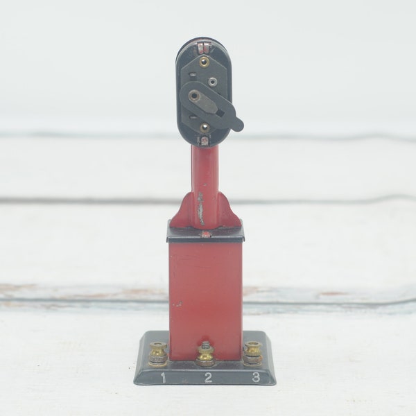 Vintage . Railroad Crossing Sign Model Train Set Railroad Signal Sign Signal Tower Electric #7