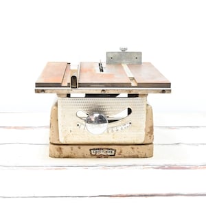 Vintage . Sears Roebuck Craftsman Table Saw Saw Model No 103-21041 Work Bench Tool Collectible Power Tool +