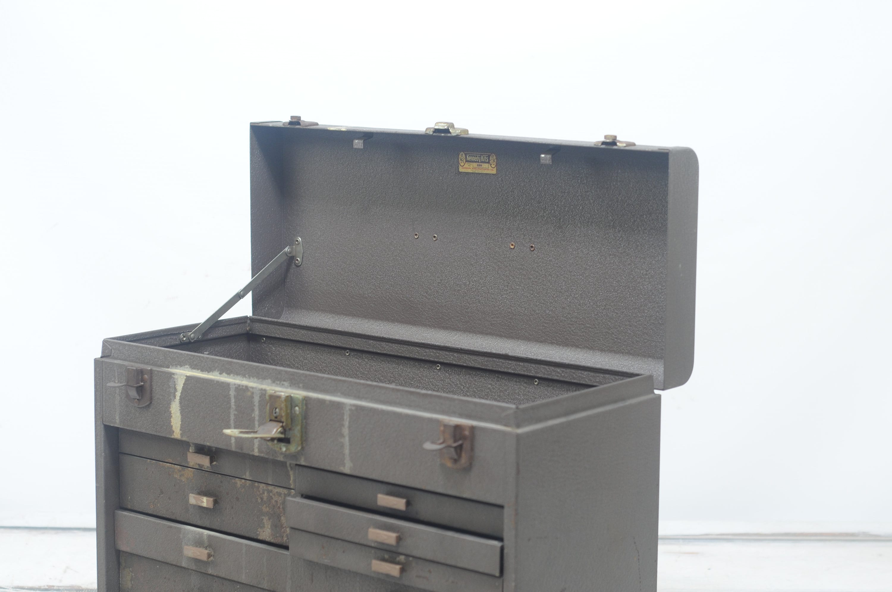 Vintage. Kennedy #520 Toolbox 7 Drawer Machinist Chest Mechanics