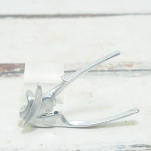 Swing-A-Way USA Vintage Early Wall Can Opener White Chrome