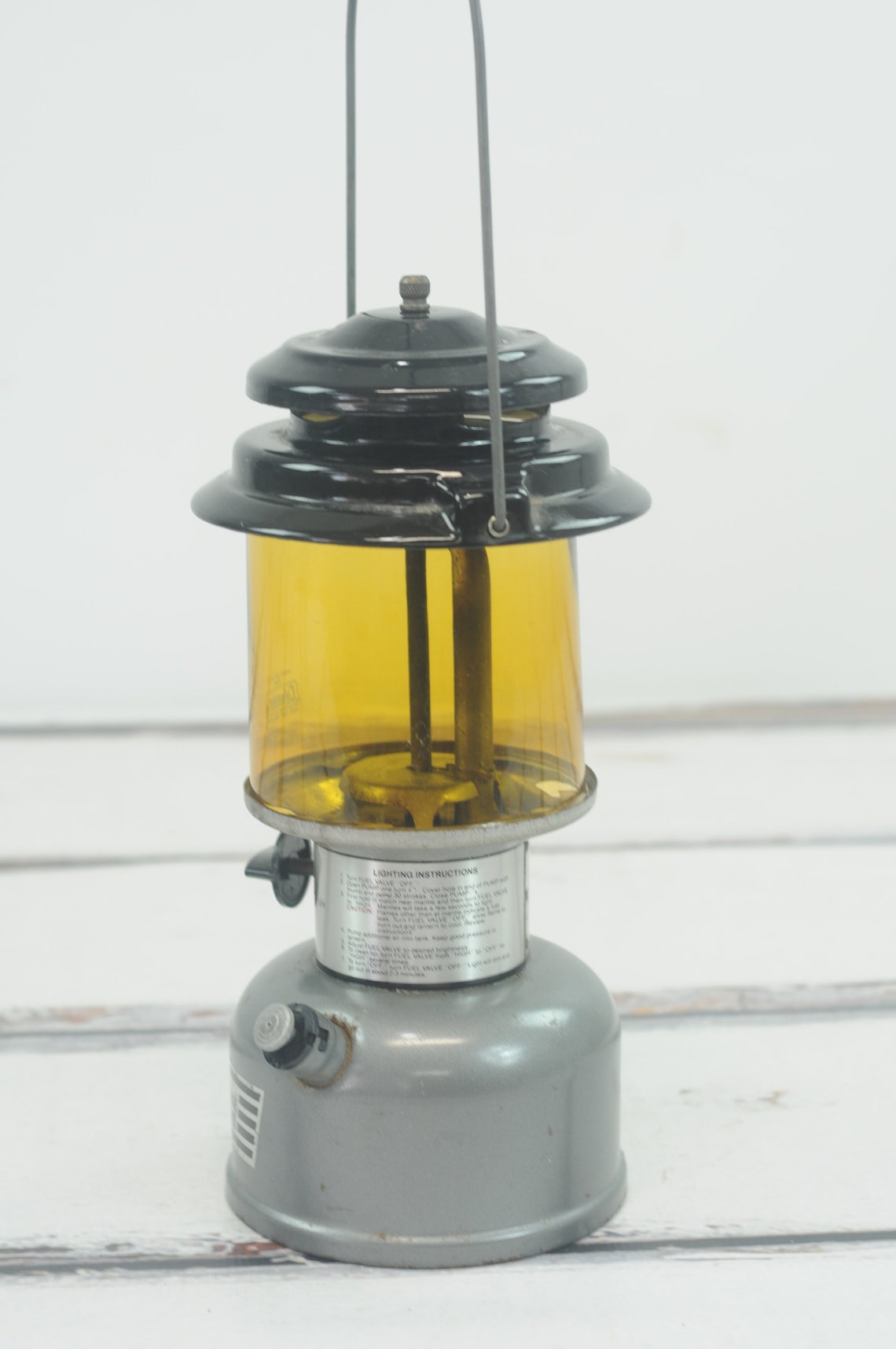Vintage . 1994 Coleman Dual Fuel Lamp Model 295 Camping | Etsy